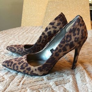 Cheetah Print Heels Sz 7.5